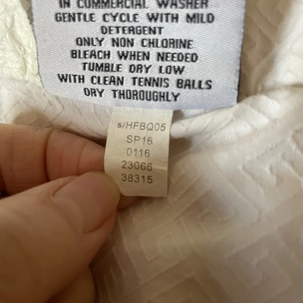 Hotel‎ Collection Hungarian Down Quilted Comforter Full/Queen White Pima Cotton